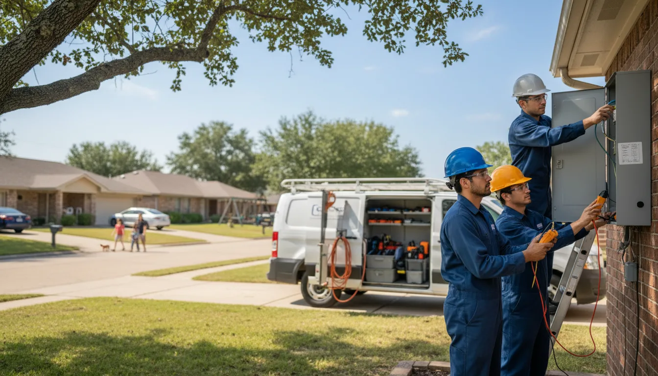 Certified electrician providing emergency electrical services in Collierville, TN
